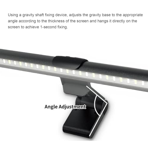 Computer Screen Light Bar, Eye Care Monitor Lamp, 3 Color Temp (3000K/4000K/6500K), Dimmable, Anti Glare, Asymmetric Light, for Office Home