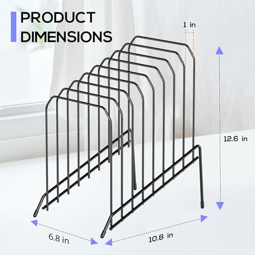 Gawerk Incline Desk Magazine Folder Holder File Organizer with 8-Section - style: 1 Pack