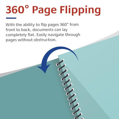 28mm (1-1/8 in.) Spiral Binding Coils for Reports, Presentations and Proposals | 4:1 Pitch | 12 in. Length | Black | 250 Sheets Binding Capacity | 50 Pack - color: Black