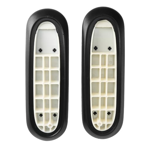 Arm Pads Caps Replacement for Herman Miller Fixed and Height Adjustable Armrest Sayl Office Chair, Black Vinyl (1-Pair)