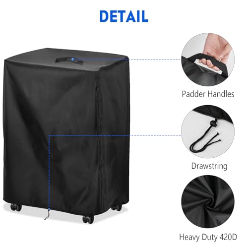Paper Shredder Cover Compatible with BONSEN S3112(Cover Only), 420D Paper Shredders Cover for Home Office, for 12-Sheet & 16-Sheet Micro Cut Paper Shredder, 15.6" L x 10.6" W x 19.7" H