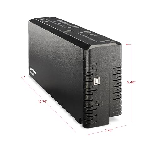 CyberPower SL950U Standby UPS Battery Backup and Surge Protector | 950VA/510W, 8 Outlets, USB Charge Ports, Slim Profile, UL Certified - size: 950VA, style: Slim
