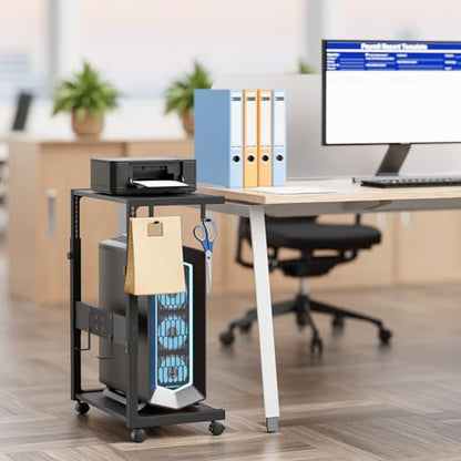 JANE EYRE Computer Tower Stand - 23.03"-28.3" Height Adjustable