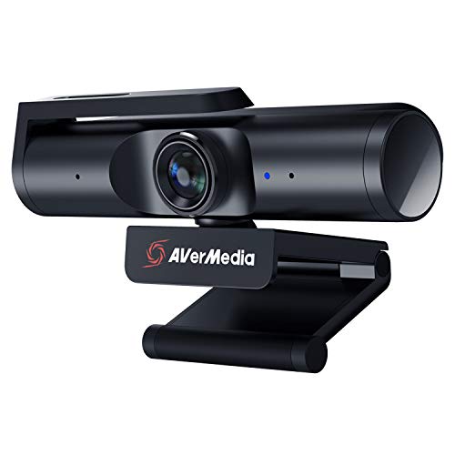 AVerMedia 4K webcam for PC, Gaming Camera for Streaming, Video Calls, Built-in Mic, Privacy Cover, for Teams, Google Meet, Zoom, OBS and more, for PC/Mac - PW513 Live Streamer CAM - style: 4K30 Fixed Focus