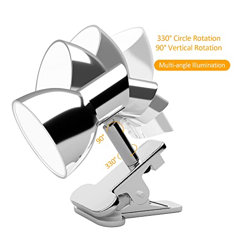 LED Clip on Light 2 Color Set | 1Silver & 1Whtie