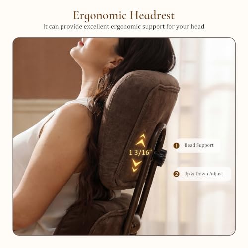 EUREKA ERGONOMIC Cameron Microfiber Suede Office Chair, High Back, Brown - color: Brown, size: High-Back
