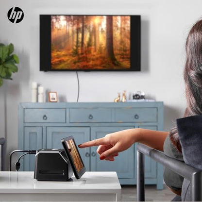 HP Film & Slide Scanner, Photo Scanner, 7" Touch LCD, 13MP Slide Digitizer