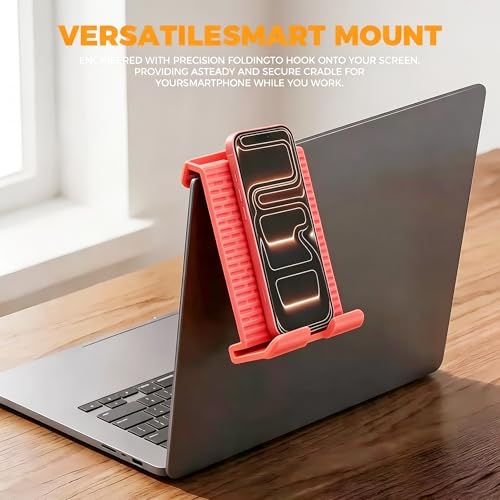 Flexible Silicone Aluminum Phone Holder Tablet Stand with Charging Port Design, Foldable Airplane Laptop/Phone Stand for Home Office Travel (Pink) - color: Pink