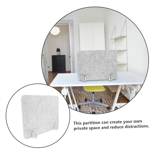 Felt Desk Privacy Screen Freestanding Divider for Office Desks
