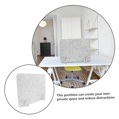 Felt Desk Privacy Screen Freestanding Divider for Office Desks