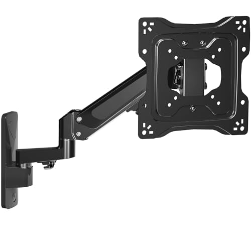 VIVO Black Single TV Wall Mount for 23 to 43 inch Screens, MOUNT-G200B | Premium Aluminum Wall Mount TV Bracket, Adjustable Arm, Maximum VESA 200x200, Holds 50.6 lbs - size: 23" to 43"