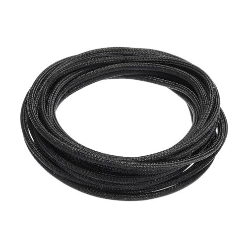 MECCANIXITY Cord Sleeve Cable Organizer 24.6 Ft - 1/8 Inch Wire Cover Protector for USB Cable TV Video Under Desk Wire Management - size: 1/8 Inch x 25 Ft