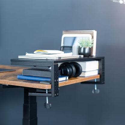 VIVO Black Clamp-on 22 in Desk Extension Shelf, DESK-SHELF22B - size: 22"