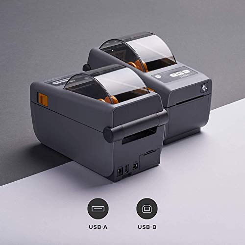 Zebra ZD410 Direct Thermal Label Printer (Renewed) | 2-inch print width, USB connectivity
