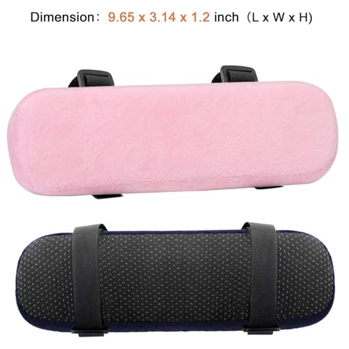 MOSISO Chair Armrest Pads, Home/Office Chair Arm Rest Covers, Pink - color: Pink