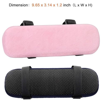 MOSISO Chair Armrest Pads, Home/Office Chair Arm Rest Covers, Pink - color: Pink