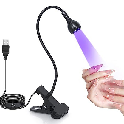 UV Nail Lamp - UV Light for Gel Nails, Flash Cure Lamp - color: Black