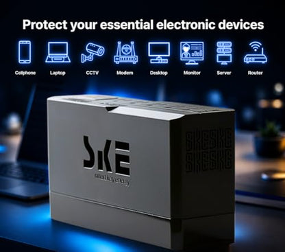 SKE SMART KEY ENERGY SKE 425VA/240W UPS Battery Backu Surge Protector for Computer UPS Battery Backup Uninterruptible Power Supply…, VL425 - size: 425VA/240W