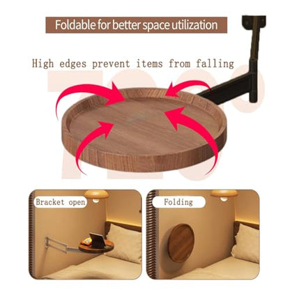 13.78 Inch Retractable Wall-Mounted Folding Table RV Folding Table - size: Large