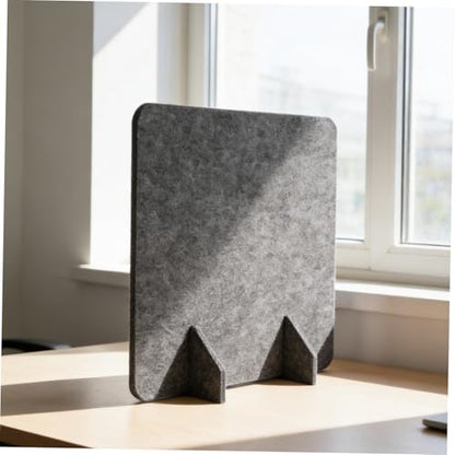 2pcs Freestanding Felt Desk Divider Privacy Panels for Office and Schools, 15.75x6 Inch Tabletop Partition Boards with Crack-Resistant Material and Modern Simple Aesthetic Design