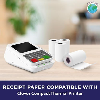 PaperPlanet Thermal Receipt Paper for Clover Compact POS C801 | 30 Rolls