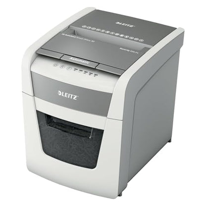 Leitz IQ Paper Shredder, Cross Cut, 50 Sheet, 5 Gallon Bin, P4 Security, Autofeed, Anti-Jam, Home Office (170008) - style: IQ Autofeed (50 Sheets)
