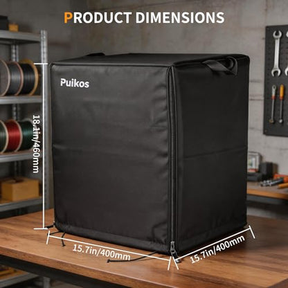 Puikos 3D Printer Dust Cover for Bambu Lab P1S 3D Printer - size: For Bambu Lab P1S