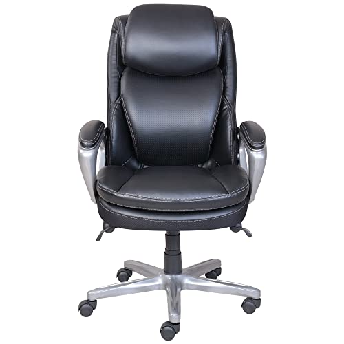 Serta® Smart Layers™ AIR Arlington Executive Chair, Black/Pewter