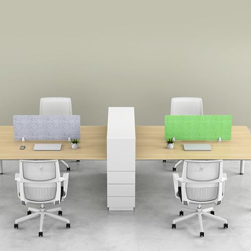 Classroom Desk Dividers，Polyester Felt Sound Absorbing Desk Dividers for Office，Test Dividers for Student Desks Privacy Folders，Reduce Noise and Visual Distractions(Gray,40 * 30cm) - color: Gray, size: 40*30cm