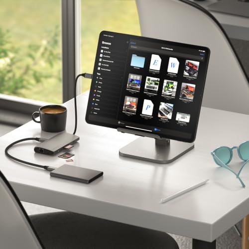 Satechi 8-in-1 USB-C Hub V3, 8K HDMI, 100W Charging, Ethernet, Space Gray - color: Space Gray, size: V3