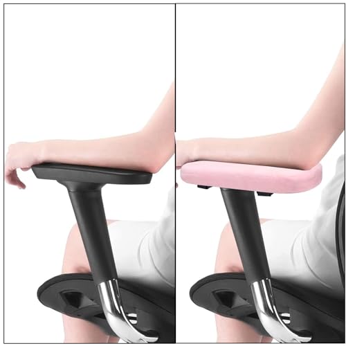 MOSISO Chair Armrest Pads, Home/Office Chair Arm Rest Covers, Pink - color: Pink