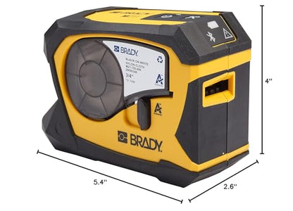 Brady M211 Portable Bluetooth Monochrome Label Printer, Yellow/Black - style: M211