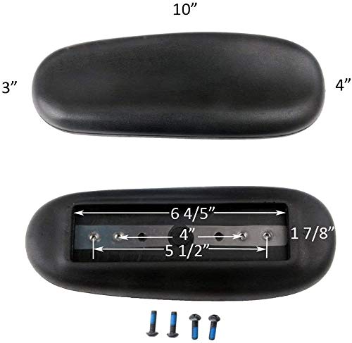 Office Chair Replacement Armrest Arm Pads Caps Univeral 4" 5.5" Mounting Hole 1 Pair, MingYi.Office