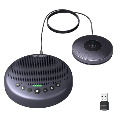 EMEET Luna Plus Kit Conference Speaker and Microphone with 8+1 Mics - size: Luna Plus Kit for 14