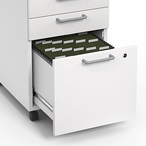 Staples Essentials 3-Drawer Vertical File Cabinet, Letter & Legal Size Documents, Lockable & Mobile, 21.3" D x 15.6" W x 24.3" H, White - size: 1 Pack, style: White