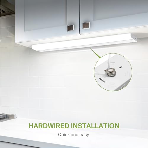ASD LED Under Cabinet Lighting Hardwired, 48 Inch 24W 2700K-5000K - color: 48 Inch White, size: 1 Pack