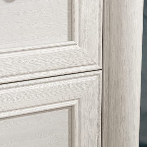 Sauder Palladia 2 Drawer File Cabinet, Lateral Filing Cabinets for Home Office, Hanging File Folders Organizer, Interlocking Drawers, in Glacier Oak Finish - color: Glacier Oak