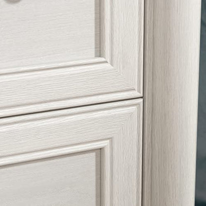 Sauder Palladia 2 Drawer File Cabinet, Lateral Filing Cabinets for Home Office, Hanging File Folders Organizer, Interlocking Drawers, in Glacier Oak Finish - color: Glacier Oak