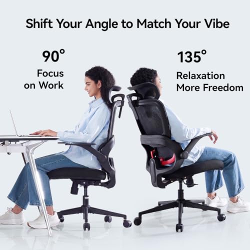SIHOO B100 SE Ergonomic Office Chair, Desk Chair with Lumbar Support - color: Midnight Black, size: Pack of 1