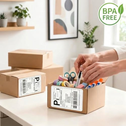 4" x 6" Direct Thermal Shipping Labels, 2 Rolls, 1000 Labels - size: Roll- 1000 Labels