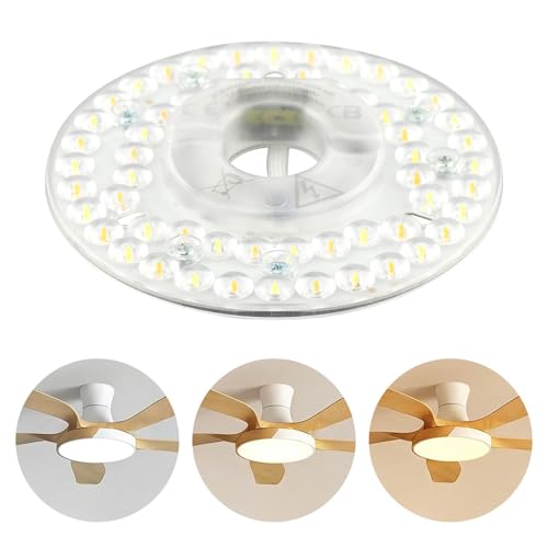 4.92" Ceiling Fan Led Light Replacement, 18W 3CCT Memory