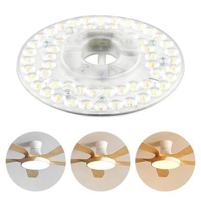 4.92" Ceiling Fan Led Light Replacement, 18W 3CCT Memory