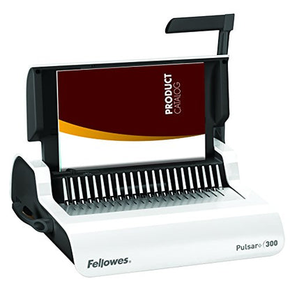 Fellowes 5006801-99 Binding Machine Pulsar+ Comb Binding (5006801) & 52089 Binding Presentation Covers, 8mil, Letter, 100 Pack, Clear