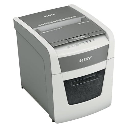 Leitz IQ Paper Shredder, Cross Cut, 50 Sheet, 5 Gallon Bin, P4 Security, Autofeed, Anti-Jam, Home Office (170008) - style: IQ Autofeed (50 Sheets)