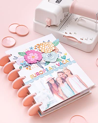 We R Disc Cinch Book Binding Tool-White/Pink - style: Disc Cinch