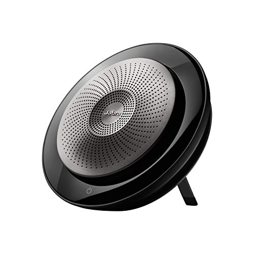 Jabra Speak 710 UC Wireless Bluetooth Speakerphone with Link 370 USB Adapter – Portable Conference Speaker for Holding Meetings Anywhere with Immersive Sound - Certified for Zoom & Google Meet