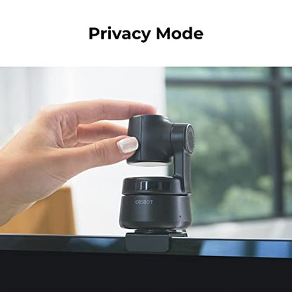 OBSBOT Tiny PTZ 4K Webcam, AI Tracking & Autofocus, Video Conference Camera | Dual Omni-Directional Microphones, Auto tracking with 2 axis gimbal, HDR, 60 FPS, Low-Light Correction, Web Camera for PC - size: TINY 4K