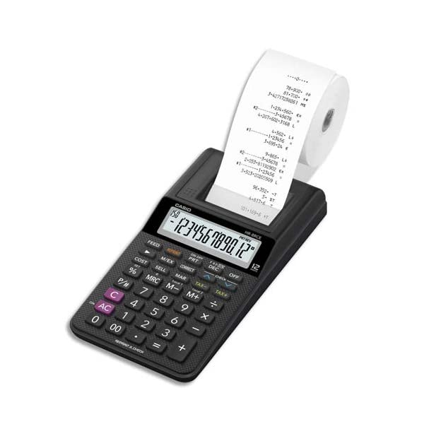 Casio HR-8RCE Printing Calculator, Black