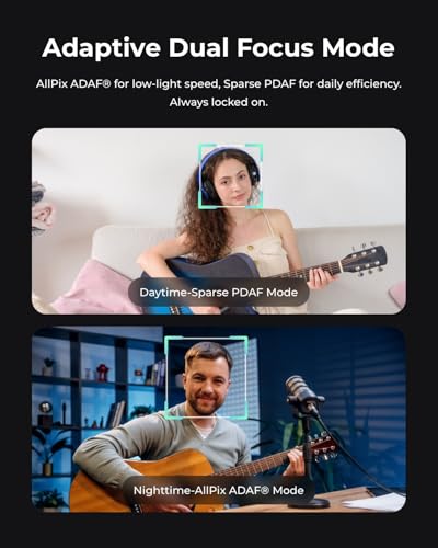 OBSBOT Tiny 3 AI-Powered Spatial Audio 4K Webcam, AI Tracking PTZ Camera