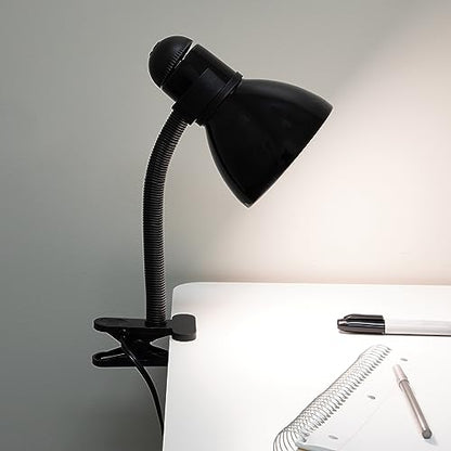 V-Light Black Adjustable Desk Lamp with Heavy Duty Clamp Clip (3VS571213B)
